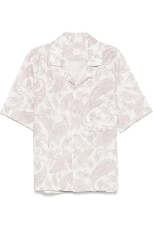 ELEVENTY Camicia con stampa paisley