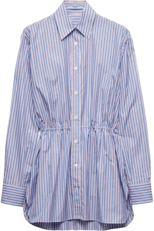 Prada Camicia in popeline a righe
