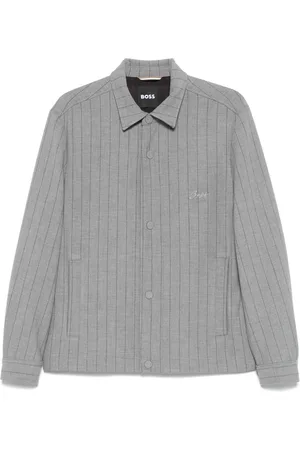 HUGO BOSS Giacca-camicia a righe