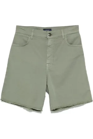 FAY Shorts con orlo sfrangiato