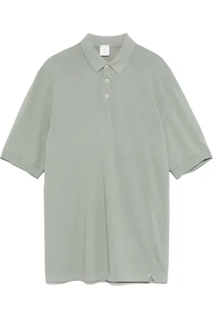 ELEVENTY Polo in cotone con ricamo logo