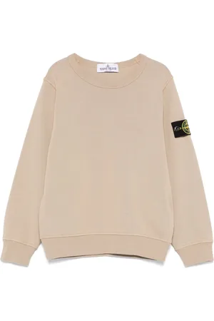 Stone Island Felpa con applicazione Compass