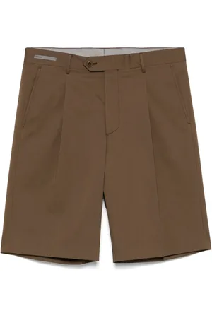 corneliani Chino corti con pieghe