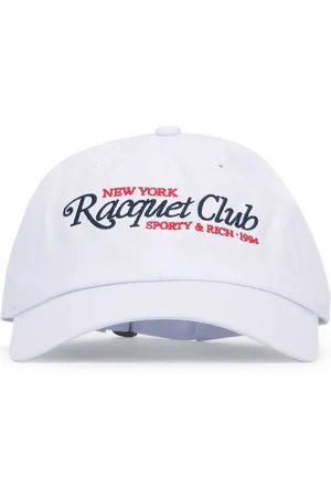 Sporty & Rich Cappello in cotone con ricamo