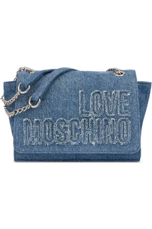 Moschino Borsa a spalla con ricamo
