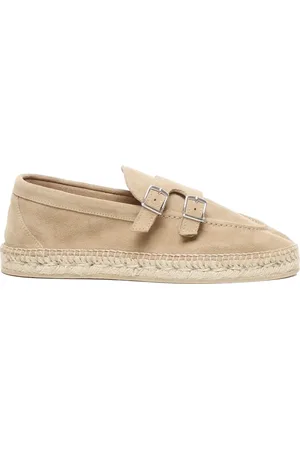 ELEVENTY Espadrilles in pelle scamosciata con fibbia