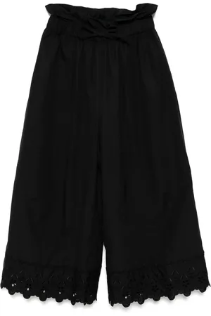Simone Rocha Pantaloni crop con ruches