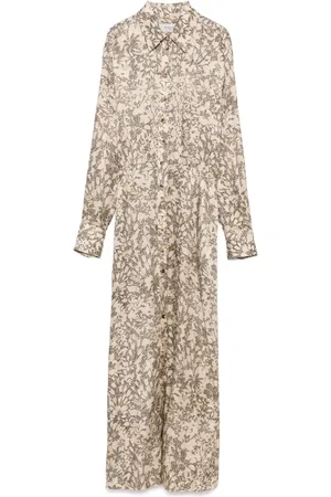 Golden Goose Abito lungo con stampa grafica