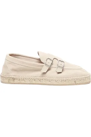 ELEVENTY Espadrilles in pelle scamosciata con fibbia