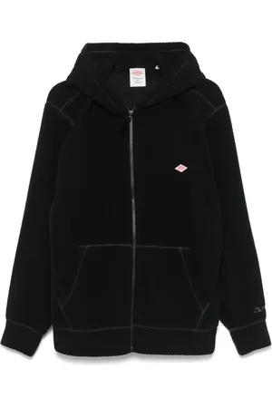 DANTON Felpa con logo e cappuccio