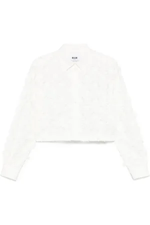 Msgm Camicia con ricamo