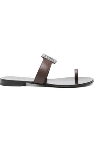 Giuseppe Zanotti Sandali slides in pelle