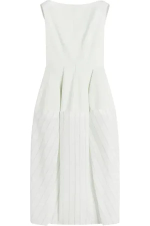 Lanvin Abito midi con scollo a V