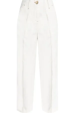 Emporio Armani Pantaloni in cotone a gamba ampia