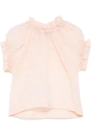 Simone Rocha Top con design arricciato