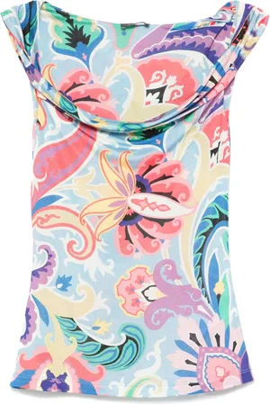 Etro Canotta con stampa paisley