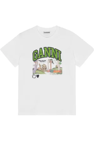 Ganni T-shirt con stampa