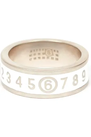 Maison Margiela Anello con motivo numeri