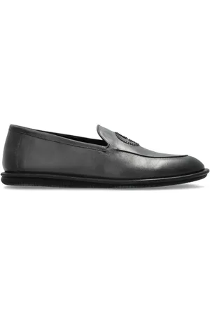 Giorgio Armani Mocassini in pelle con logo