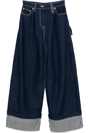 Simone Rocha Jeans a gamba ampia