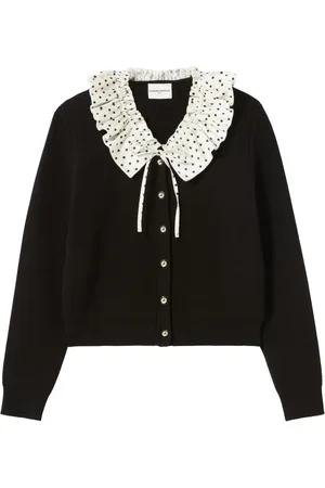 Claudie Pierlot Cardigan con colletto a contrasto