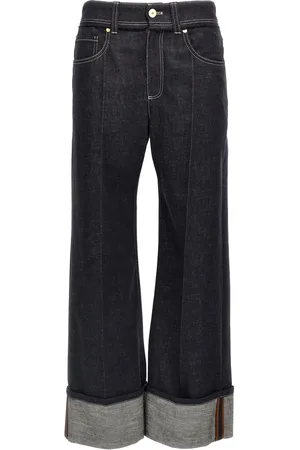 Brunello Cucinelli Jeans con risvolto
