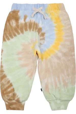 Molo Pantaloni sportivi con fantasia tie-dye