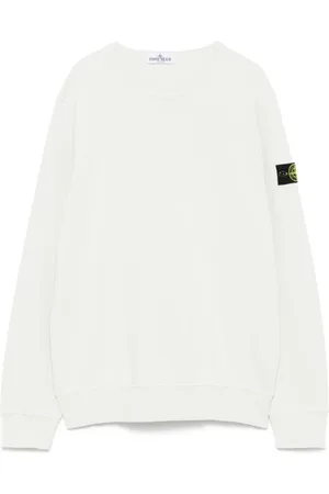 Stone Island Felpa con applicazione Compass