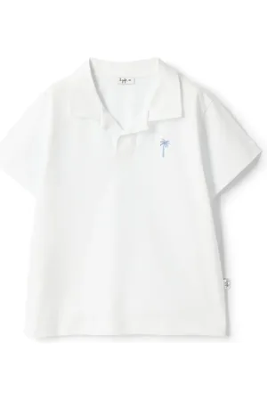 Il gufo Polo in cotone con ricamo logo