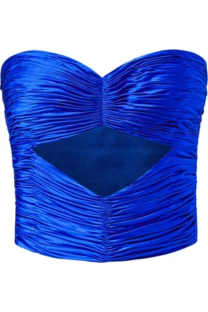 Alejandra Alonso Rojas Top bustier con dettaglio cut-out