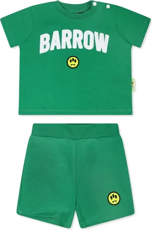 BARROW Set top e shorts con stampa