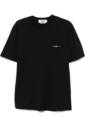 Msgm T-shirt con logo ricamato