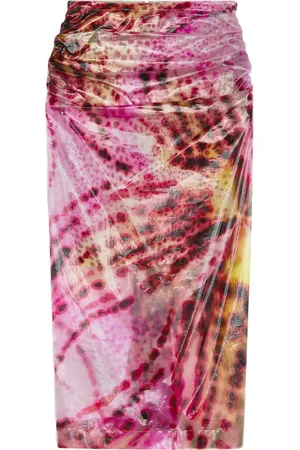 DRIES VAN NOTEN Gonna con stampa