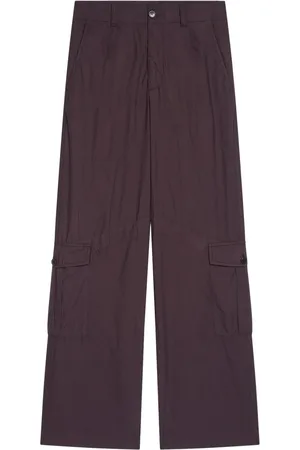 DRIES VAN NOTEN Pantaloni in cotone a gamba ampia