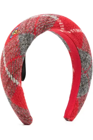 Vivienne Westwood Cerchietto con motivo tartan