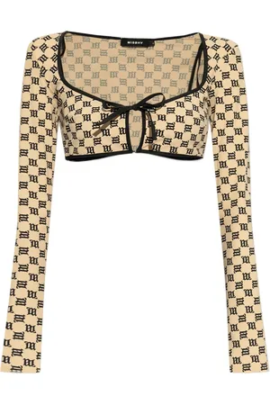 MISBHV Top corto con monogramma