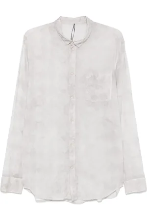 MASNADA Camicia con stampa astratta