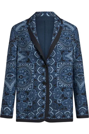 Etro Blazer reversibile con stampa