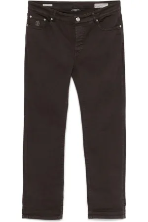 Brunello Cucinelli Jeans con risvolto