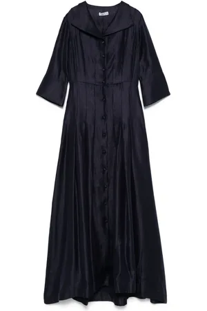 Baruni Abito lungo con effetto metallizzato