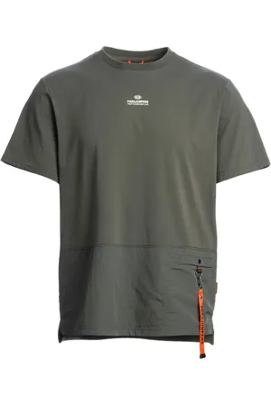Parajumpers T-shirt con taschino e bottone a pressione