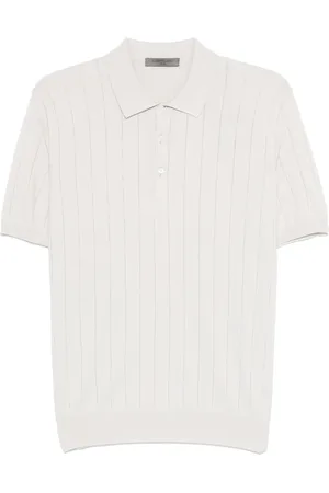 corneliani Polo in cotone con ricamo logo