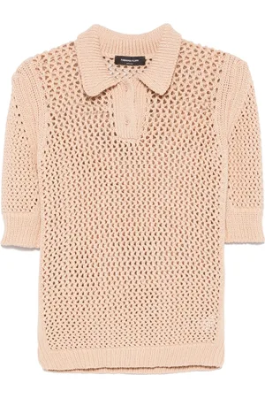 Fabiana Filippi Polo in maglia traforata