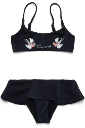 Dsquared2 Set bikini con stampa