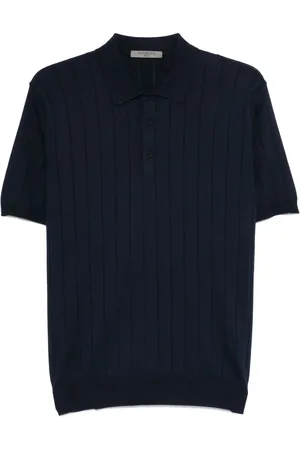 corneliani Polo in cotone con ricamo logo