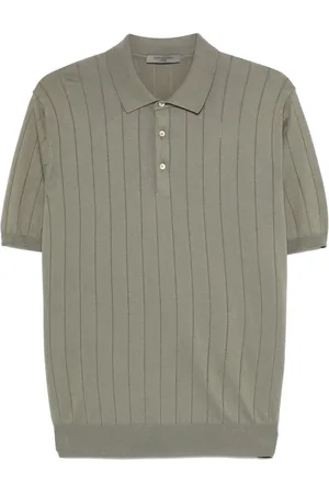 corneliani Polo in cotone con ricamo logo