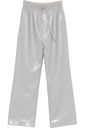 Nanushka Pantaloni in pelle sintetica