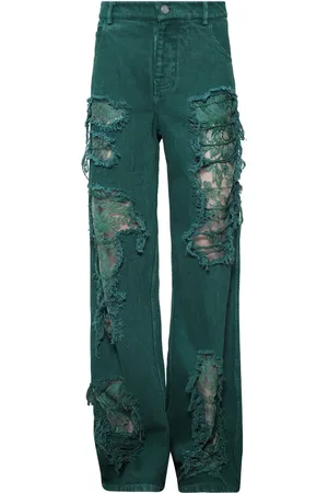 CHRISTOPHER ESBER Jeans Arboreal a gamba ampia
