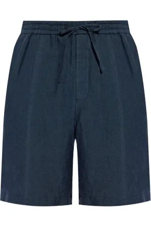 Emporio Armani Shorts in lino con coulisse