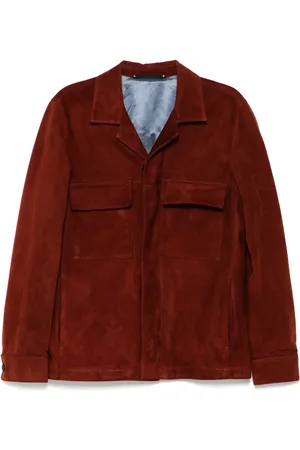 Paul Smith Giacca in pelle scamosciata